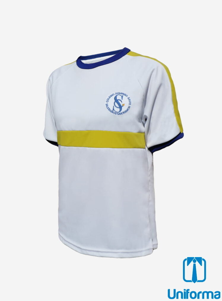 Polera polo manga corta deporte Domingo Savio