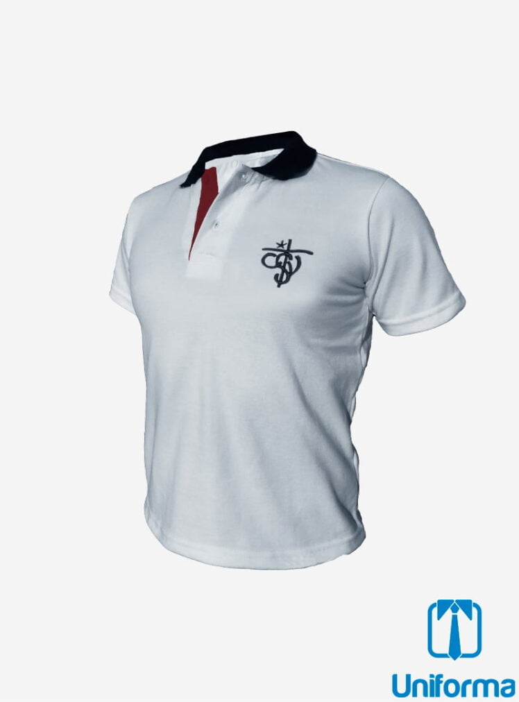 Polera manga corta hombre uniforme san luis de alba