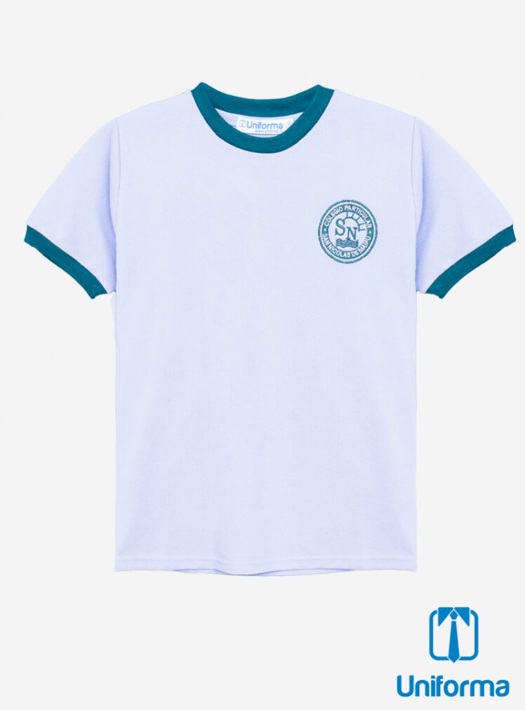 Polera polo deporte manga corta Colegio San Nicolas