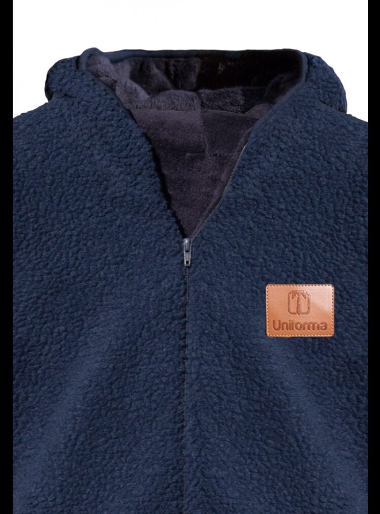 Poleron con chiporro forrado mujer