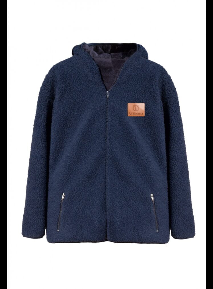 Poleron con chiporro forrado mujer