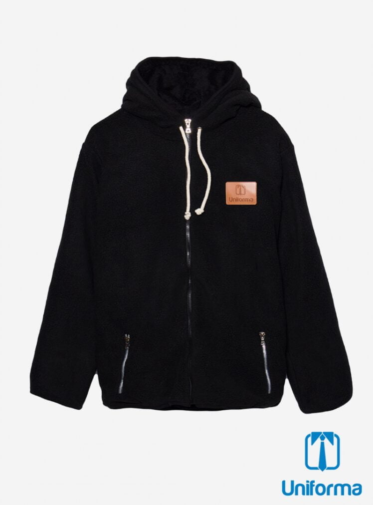 Poleron con chiporro forrado niño