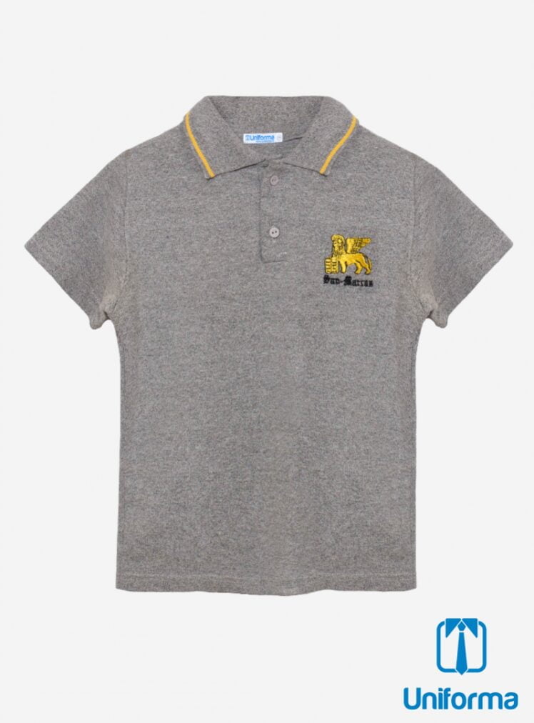 Polera manga corta colegio San Marcos