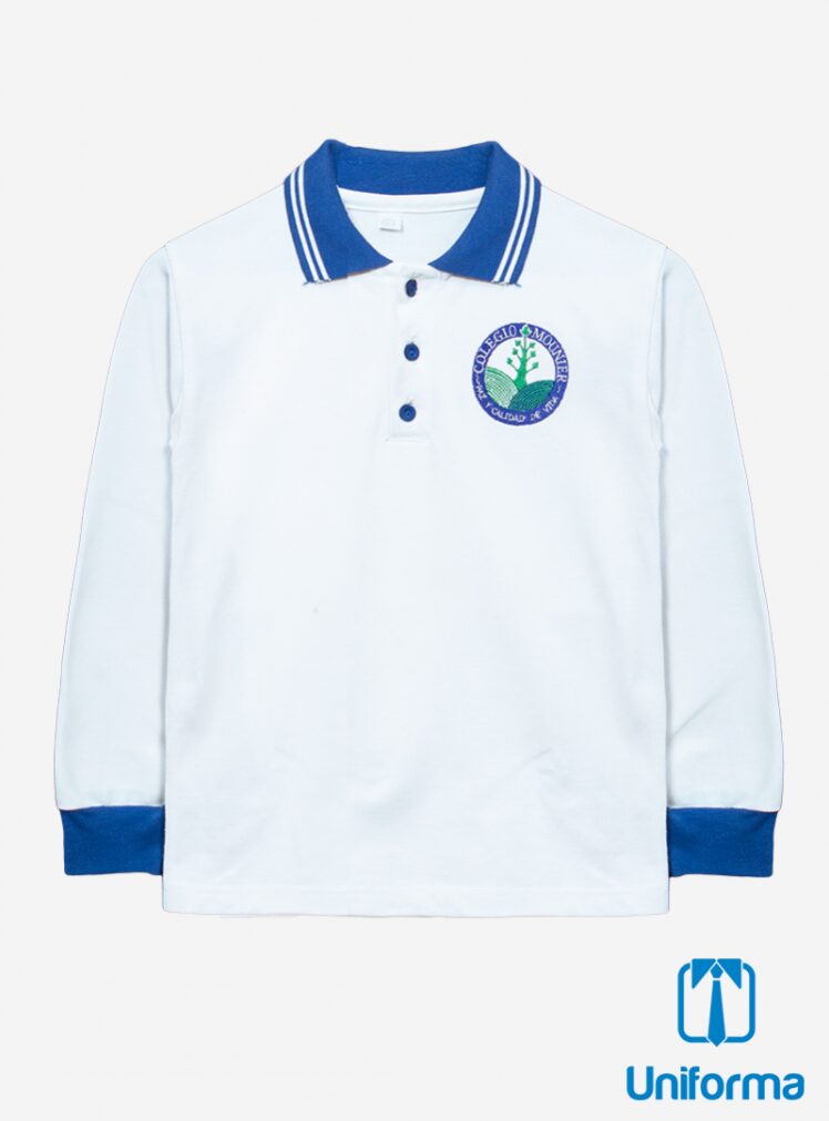 Polera manga larga Colegio Mounier