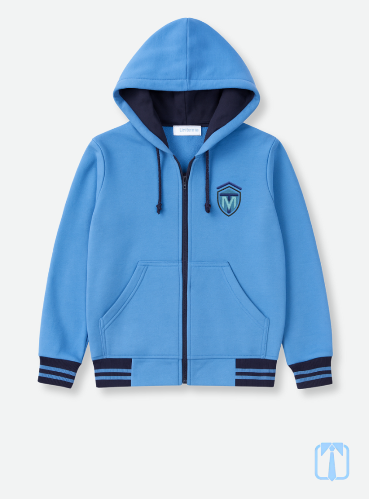 Poleron Buzo Abierto Colegio Tomas Moro