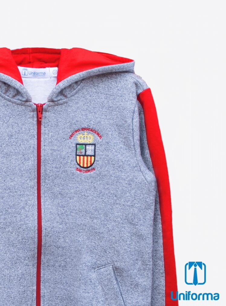 Poleron buzo Colegio San Carlos de Aragon