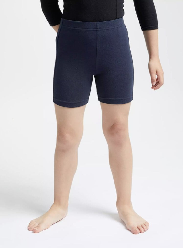 Calza Deportiva Biker Azul Marino Niña