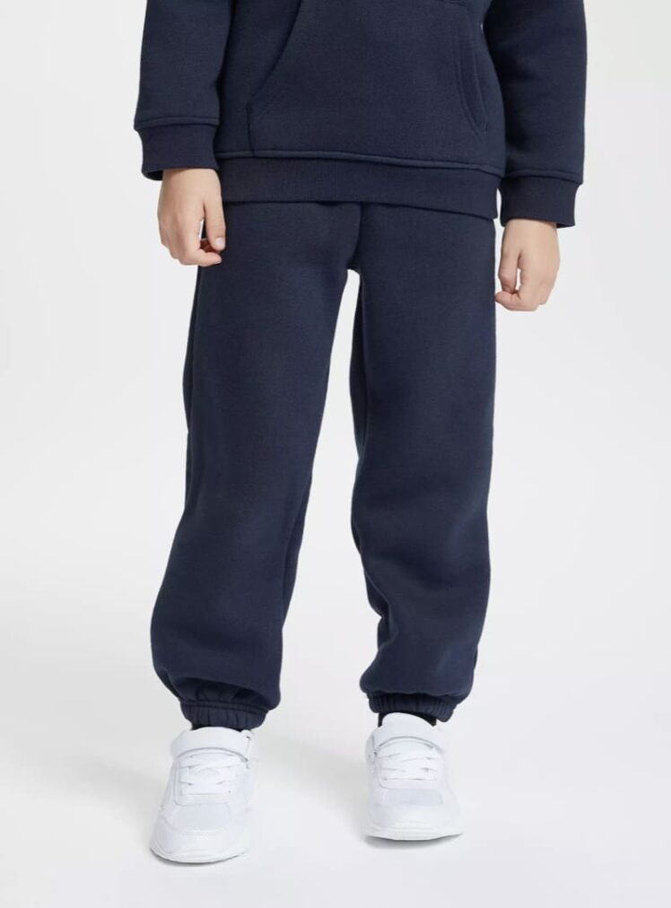 PANTALON BASIC JOGGER AZUL MARINO INFANTIL UNISEX