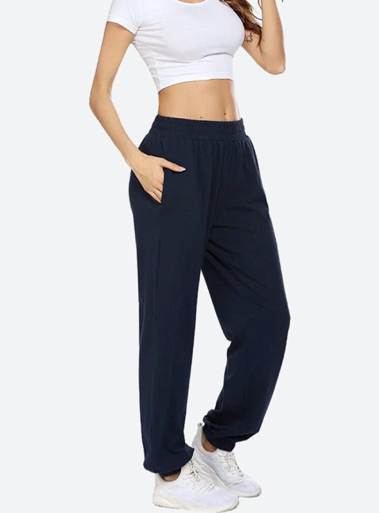 PANTALON BASIC JOGGER AZUL MARINO CHANGES LABEL